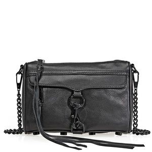 Rebecca Minkoff All Black Mini Mac Purse